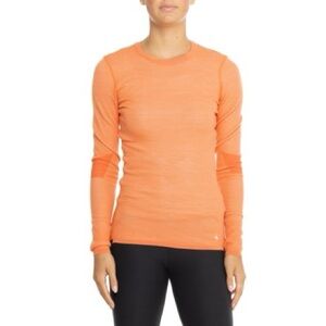 NWT Smartwool Intraknit Thermal Merino base layer crew neck top, XL, Apricot
